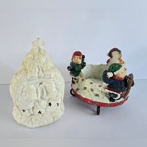 Christmas Candle Holder Set